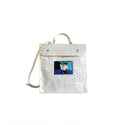 GOYARD SAINT LÉGER BACKPACK X HULOT EDMON STLEGEMMLTY50CG50P (37*34*15cm)
