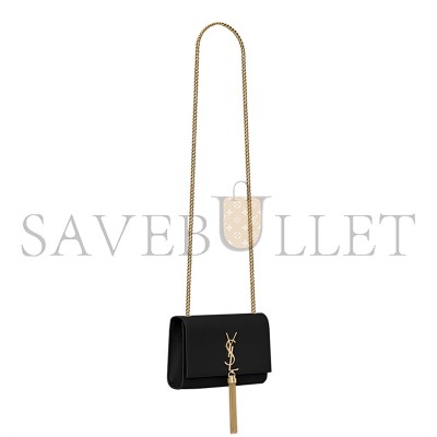 YSL KATE SMALL TASSEL IN GRAIN DE POUDRE EMBOSSED LEATHER 474366BOW0J1000 (20*12.5*5cm)