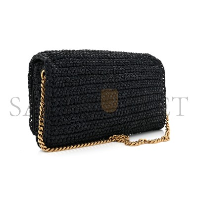 YSL KATE 99 TASSEL IN RAFFIA 604276GG66W1000 (26*13.5*4.5cm)