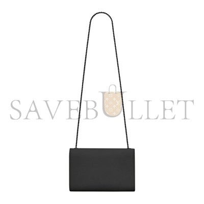 YSL KATE MEDIUM IN GRAIN DE POUDRE EMBOSSED LEATHER 364021BOW0U1000 (24*14.5*5.5cm)