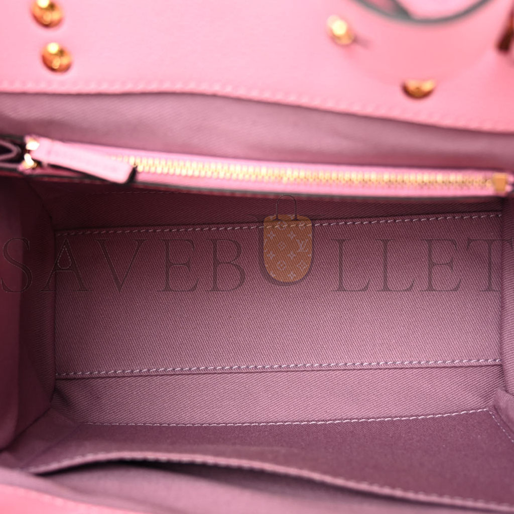 VERSACE GRAINED CALFSKIN SMALL LA MEDUSA CHAIN TOTE BABY PINK (22*17*10cm) VERSACE GRAINED CALFSKIN SMALL LA MEDUSA CHAIN TOTE BABY PINK (22*17*10cm)