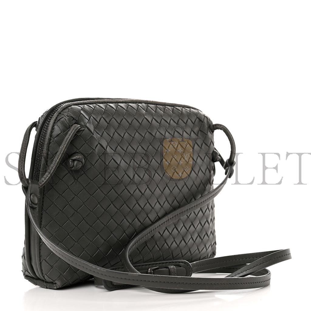 BOTTEGA VENETA NAPPA INTRECCIATO NODINI CROSSBODY MESSENGER NEW LIGHT GREY (23*19*5cm) BOTTEGA VENETA NAPPA INTRECCIATO NODINI CROSSBODY MESSENGER NEW LIGHT GREY (23*19*5cm)