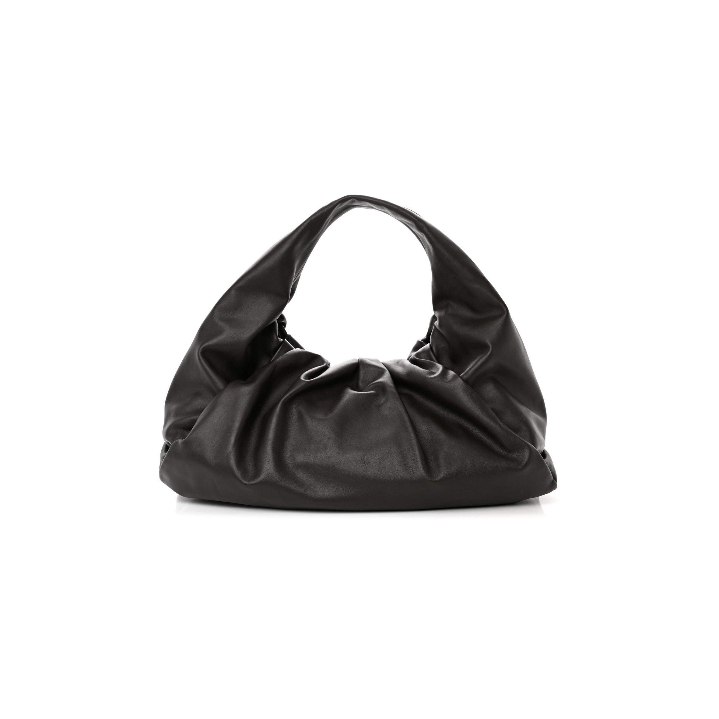 BOTTEGA VENETA SMOOTH BUTTER CALFSKIN LARGE THE SHOULDER POUCH BROWNIE (50*30*15cm) BOTTEGA VENETA SMOOTH BUTTER CALFSKIN LARGE THE SHOULDER POUCH BROWNIE (50*30*15cm)