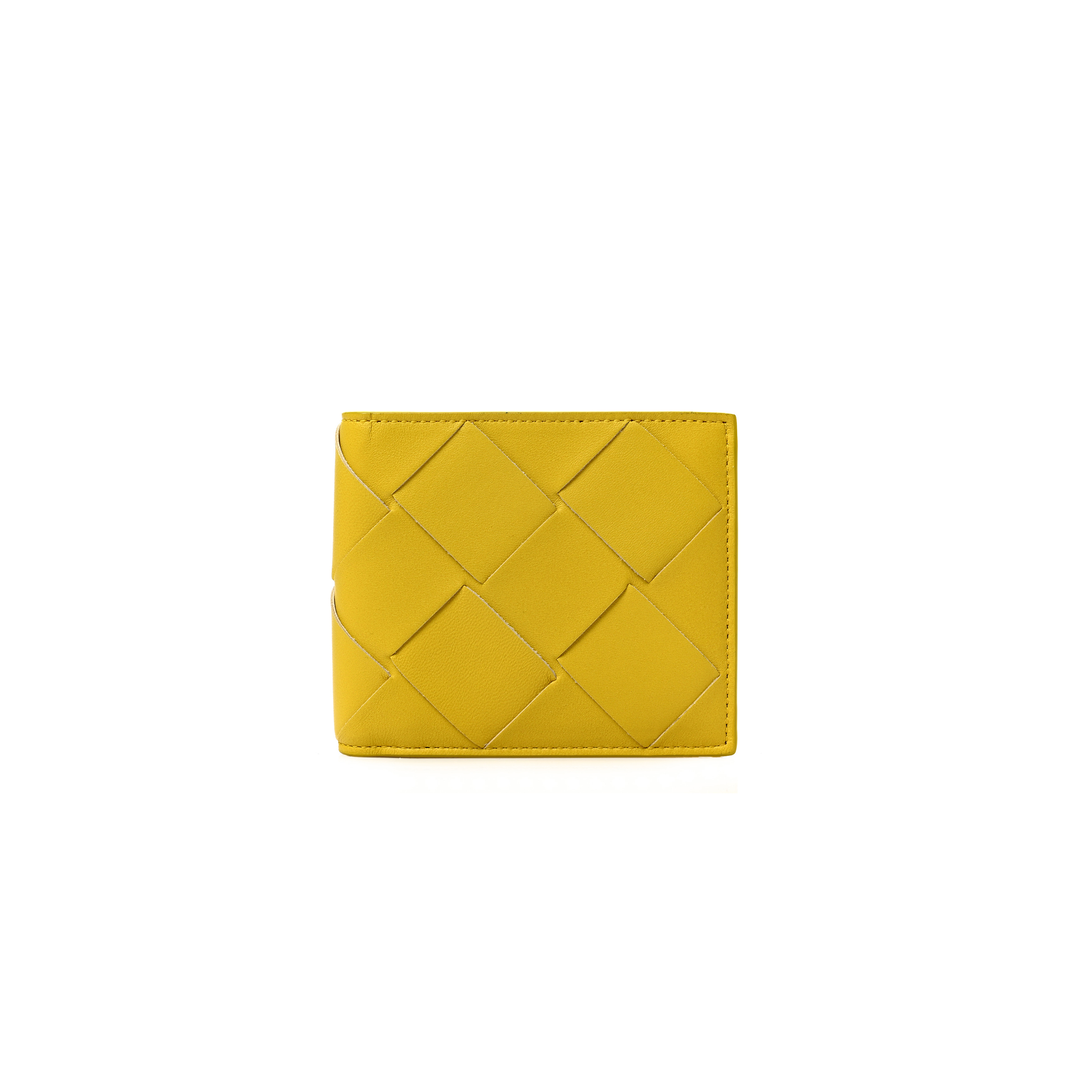 BOTTEGA VENETA NAPPA MAXI INTRECCIATO BI FOLD WALLET BUTTERCUP (11*10*2cm) BOTTEGA VENETA NAPPA MAXI INTRECCIATO BI FOLD WALLET BUTTERCUP (11*10*2cm)