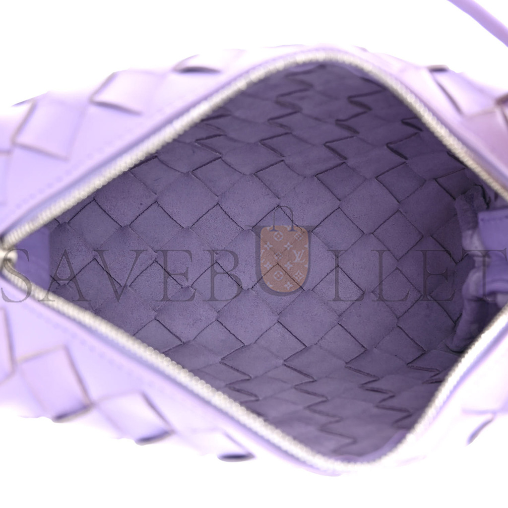 BOTTEGA VENETA NAPPA INTRECCIATO MINI LOOP CAMERA BAG WISTERIA (17*11*7cm) BOTTEGA VENETA NAPPA INTRECCIATO MINI LOOP CAMERA BAG WISTERIA (17*11*7cm)