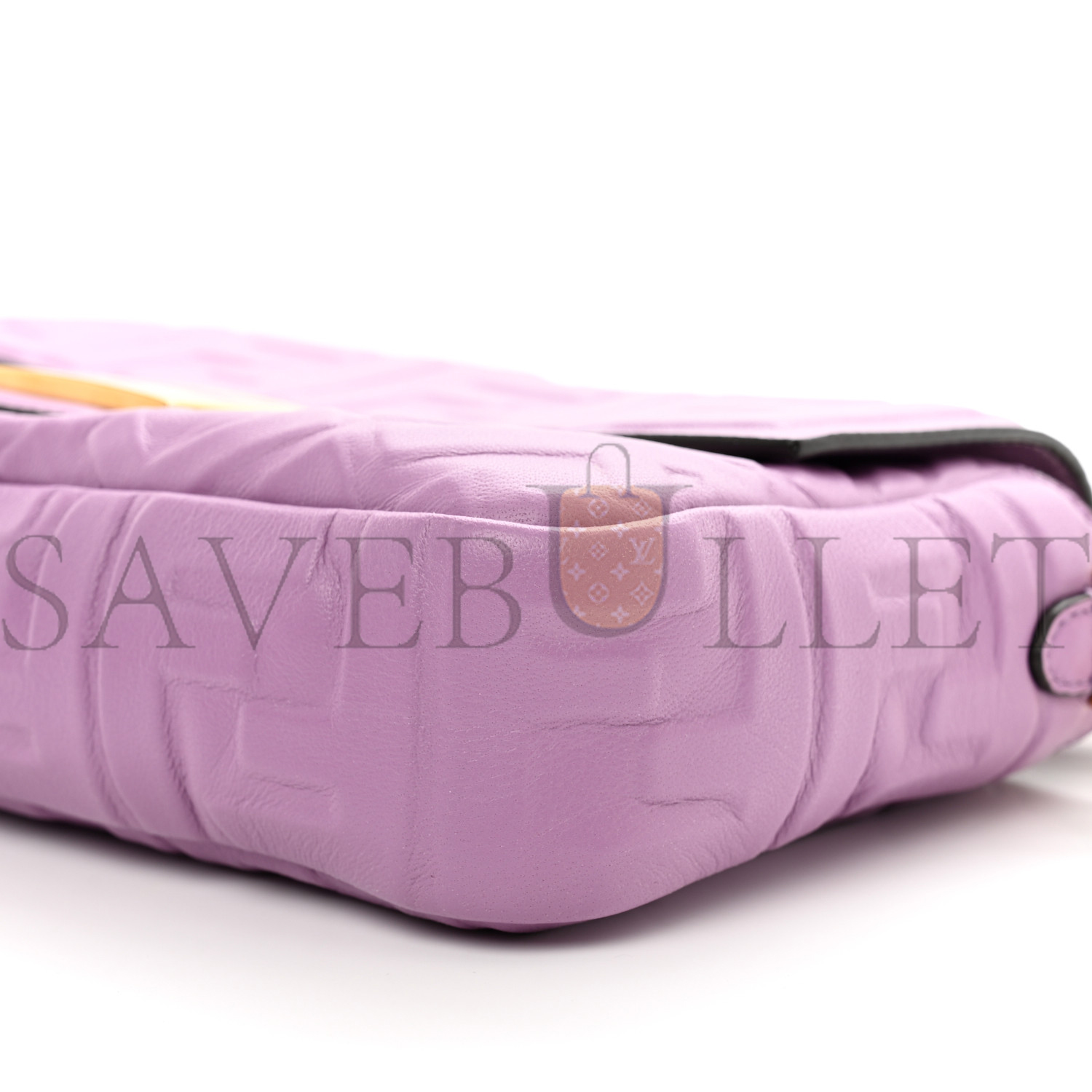 FENDI NAPPA FF 1974 EMBOSSED BAGUETTE AGAPANTO (26*14*6cm) FENDI NAPPA FF 1974 EMBOSSED BAGUETTE AGAPANTO (26*14*6cm)