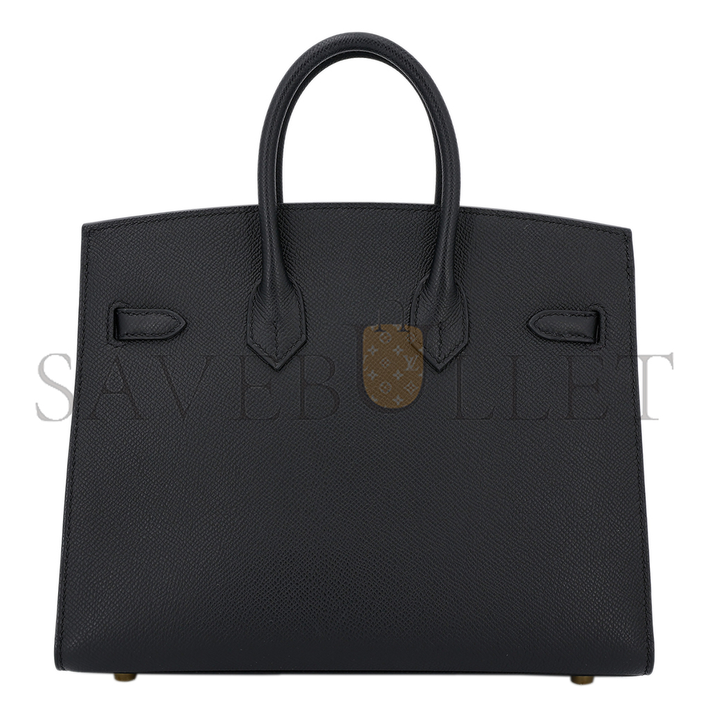 HERMES MASTER BIRKIN 40 89 NOIR BLACK EPSOM LEATHER GOLD BUCKLE BAG 454077 (40*30*21cm)