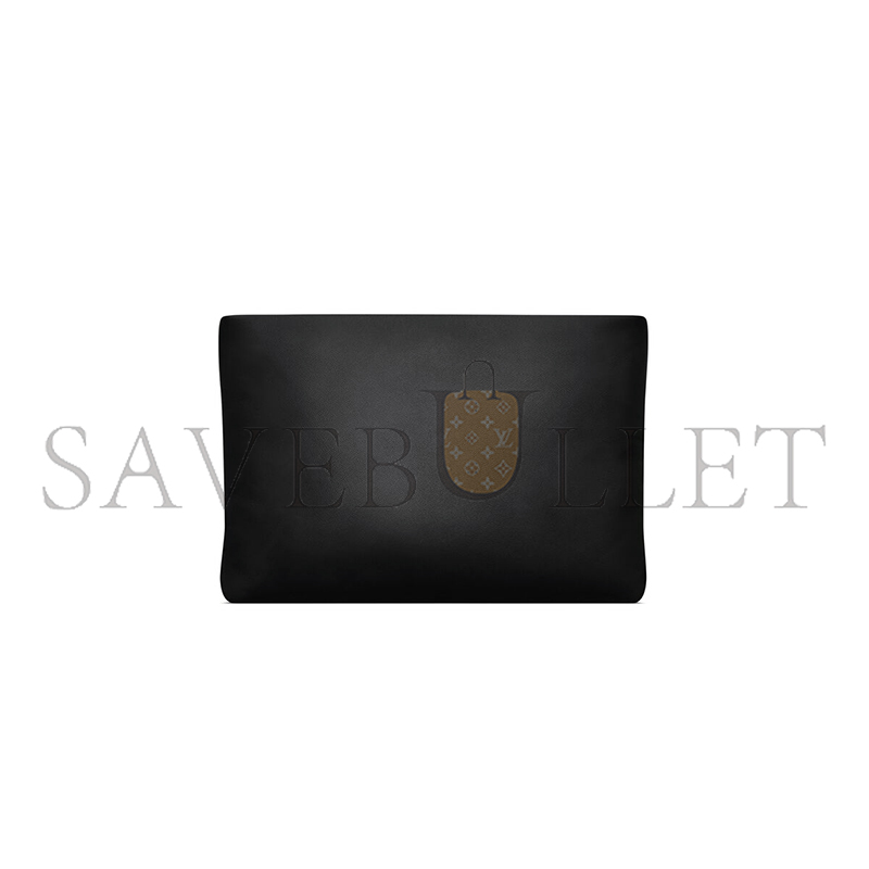 YSL SAINT LAURENT SMALL PUFFY POUCH IN LAMBSKIN 779526AADA11000 (23*16*4cm)