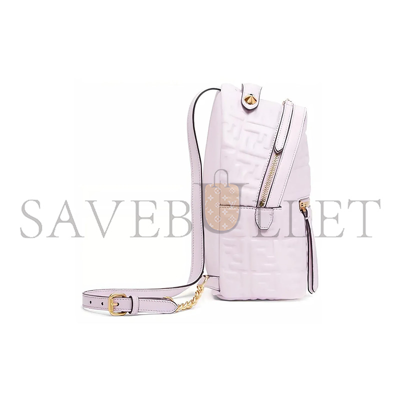 FENDI FF MOTIF EMBOSSED MINI BACKPACK 8BZ038A72VF1BZ4 (25*21*10cm)