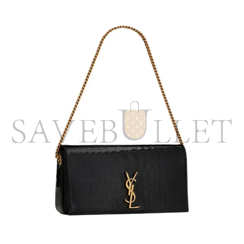 YSL KATE 99 IN ALLIGATOR-EMBOSSED LEATHER 72366015F0W1000 (26*13.5*4.5cm)