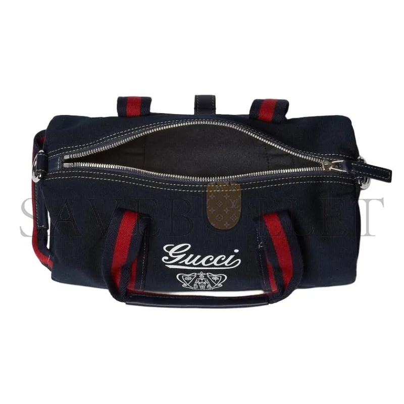 GUCCI SMALL PRINTED CANVAS DUFFLE BAG 816865FAD784044 (30*16*15cm)