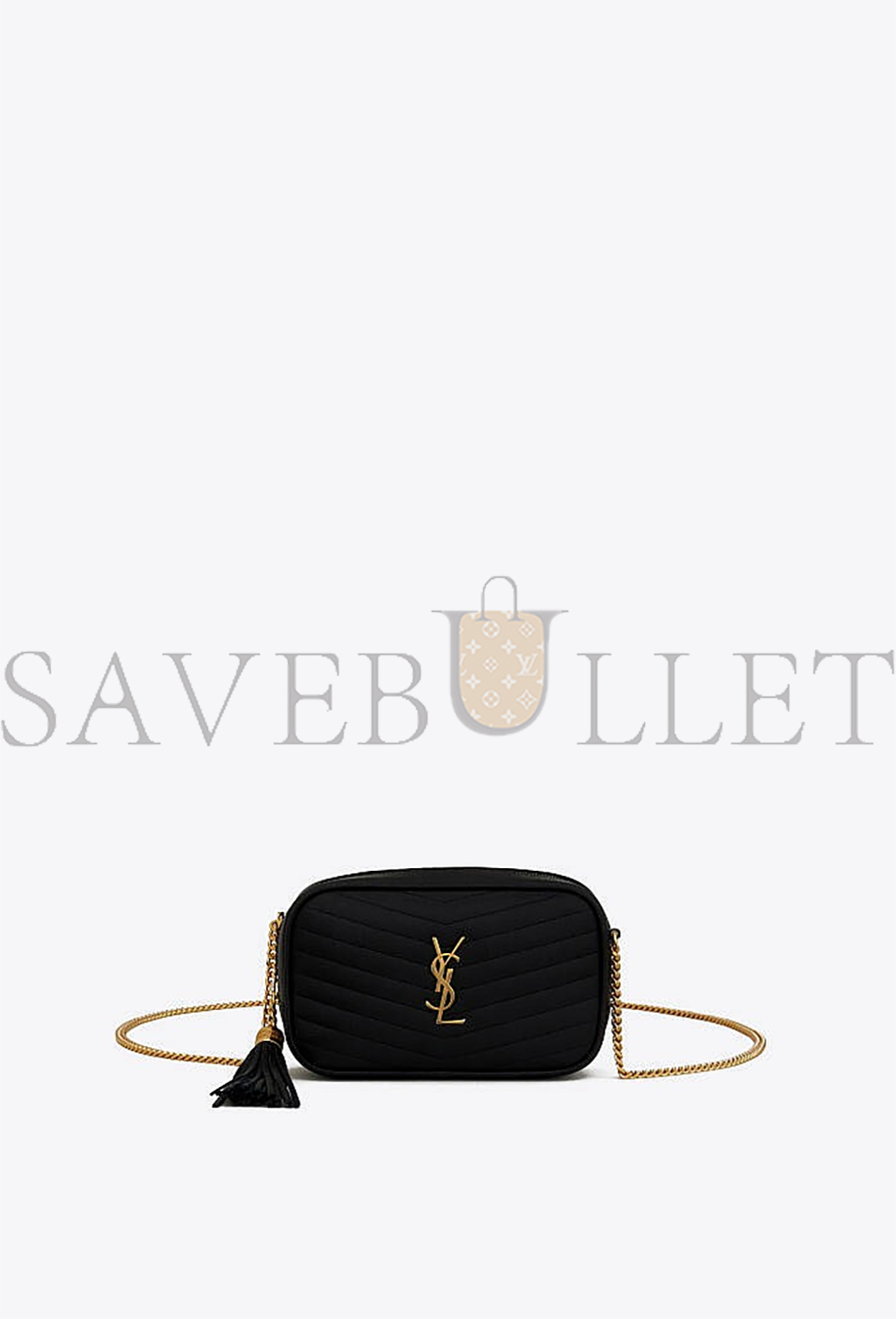 YSL LOU MINI BAG IN MATELASSÉ GRAIN DE POUDRE EMBOSSED LEATHER 6125791GF011000 (19*10.5*5cm)