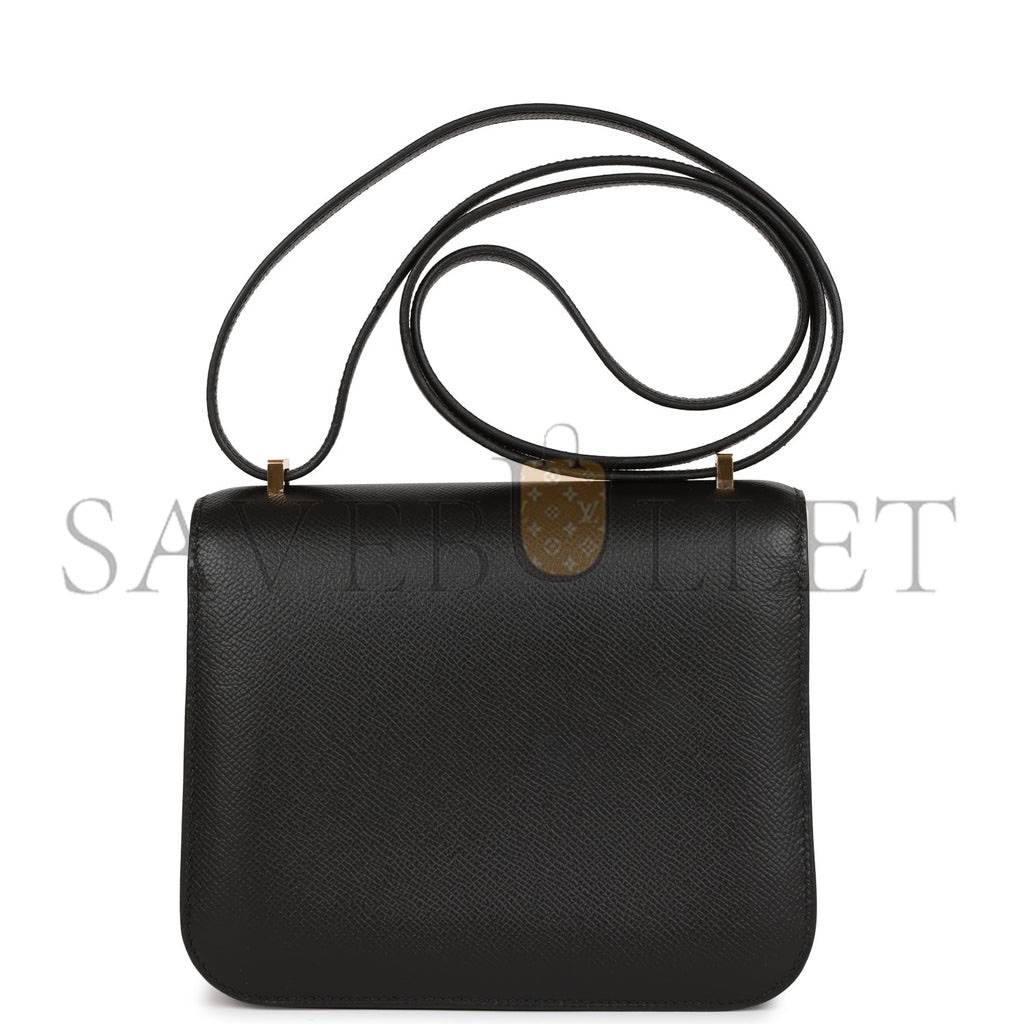 HERMES CONSTANCE 18 BLACK EPSOM GOLD HARDWARE (18cm) HERMES CONSTANCE 18 BLACK EPSOM GOLD HARDWARE (18cm)