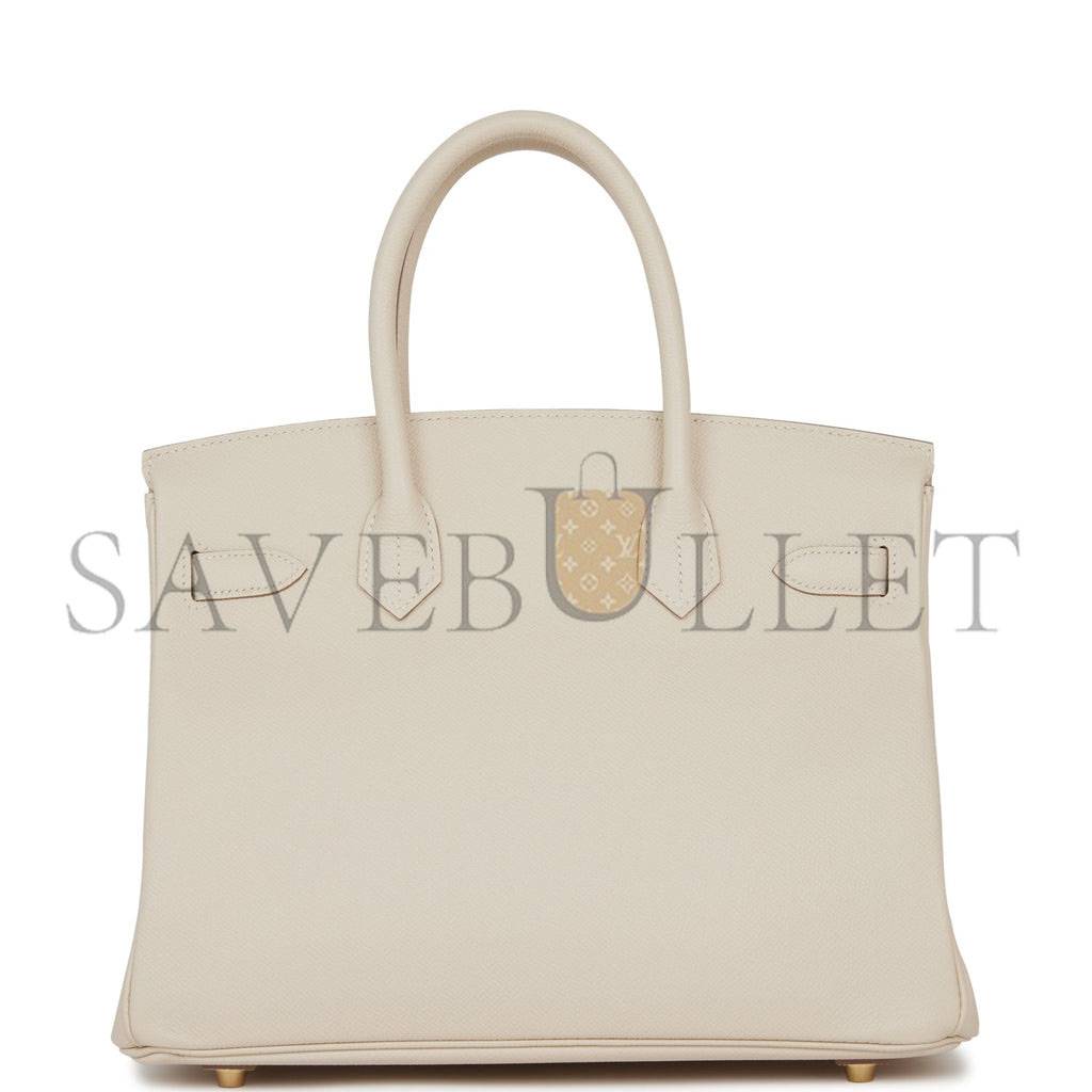 HERMES BIRKIN 30 CRAIE EPSOM GOLD HARDWARE  (30cm)