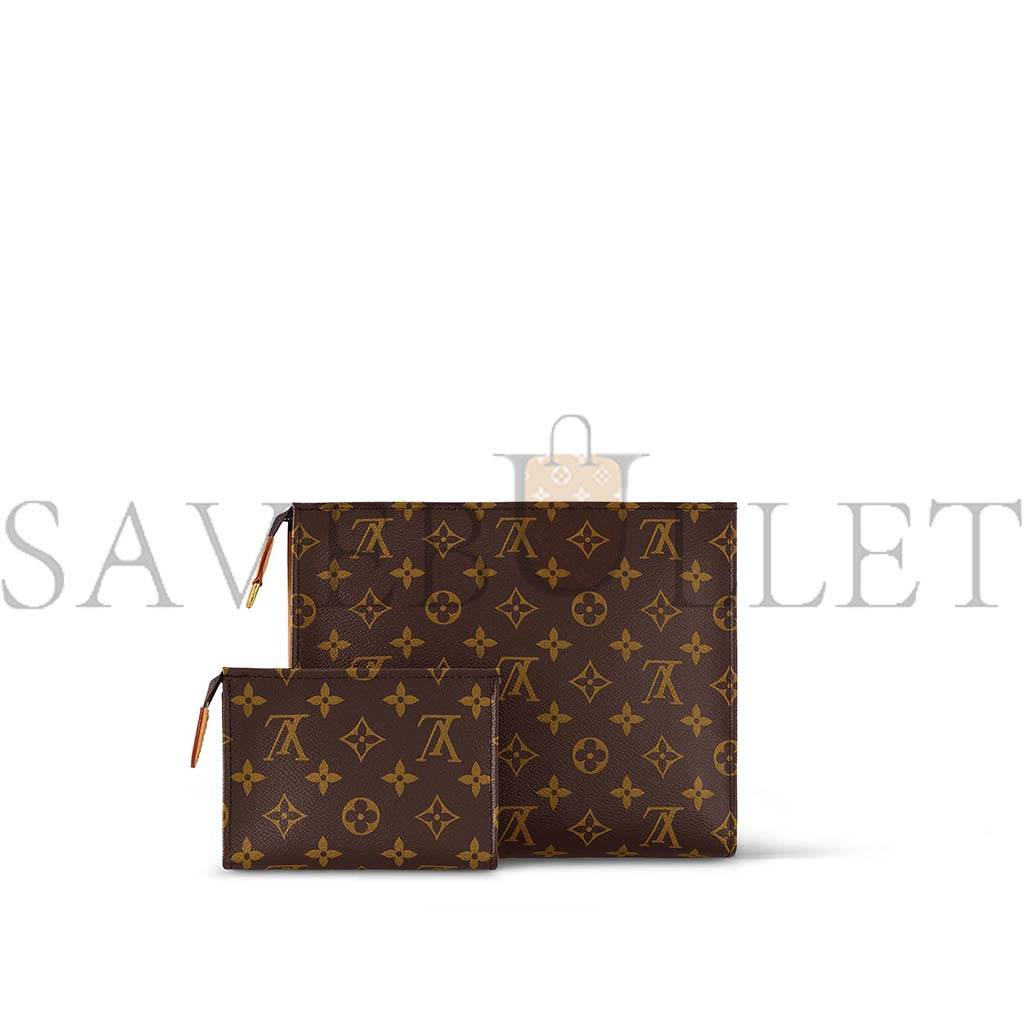 LOUIS VUITTON TOILETRY POUCH ON CHAIN M81412 (25*20*5.5cm)