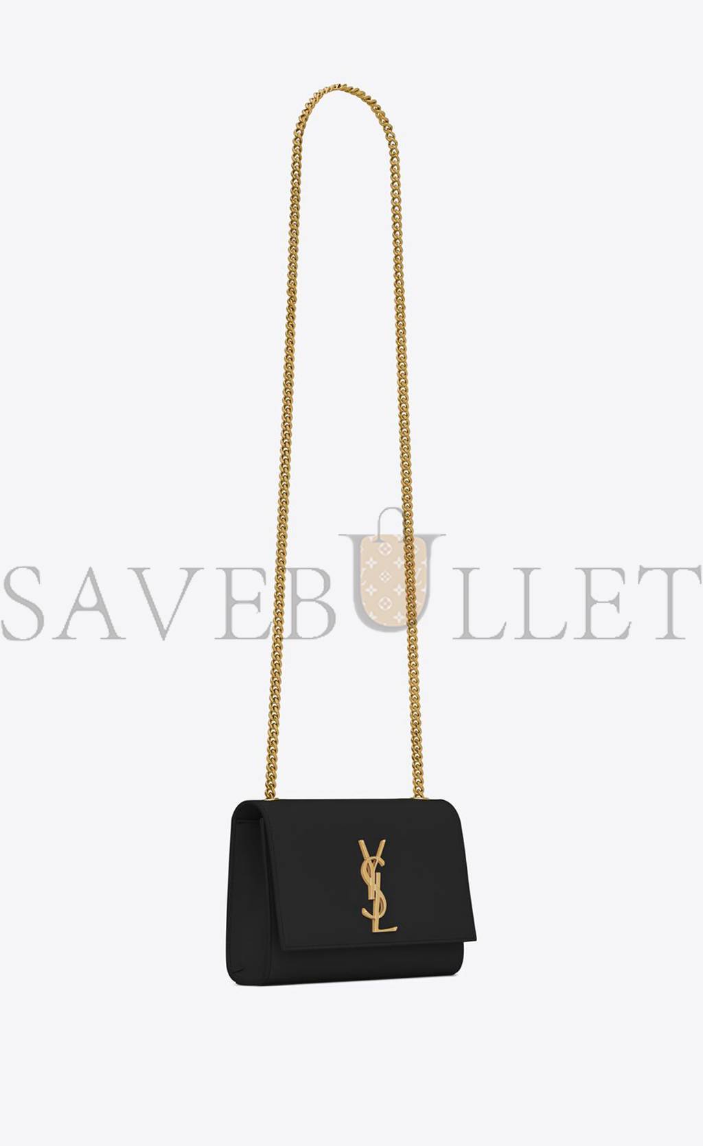 YSL KATE SMALL CHAIN BAG IN GRAIN DE POUDRE EMBOSSED LEATHER 469390BOW0J1000 (20*12.5*5cm) YSL KATE SMALL CHAIN BAG IN GRAIN DE POUDRE EMBOSSED LEATHER 469390BOW0J1000 (20*12.5*5cm)