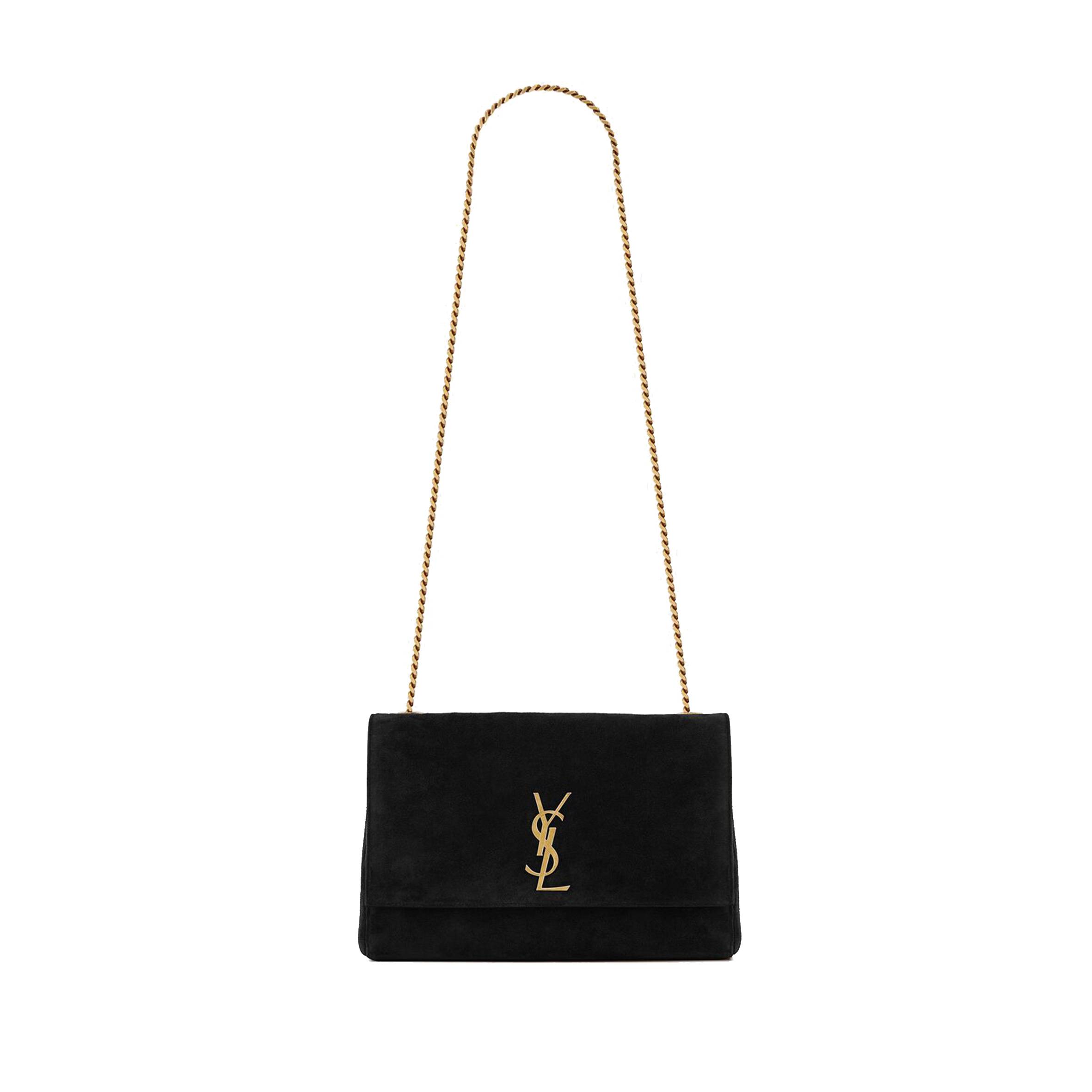 YSL KATE MEDIUM REVERSIBLE CHAIN BAG IN SUEDE AND SMOOTH LEATHER 5538040UD7W1000 (28.5*20*6cm) YSL KATE MEDIUM REVERSIBLE CHAIN BAG IN SUEDE AND SMOOTH LEATHER 5538040UD7W1000 (28.5*20*6cm)