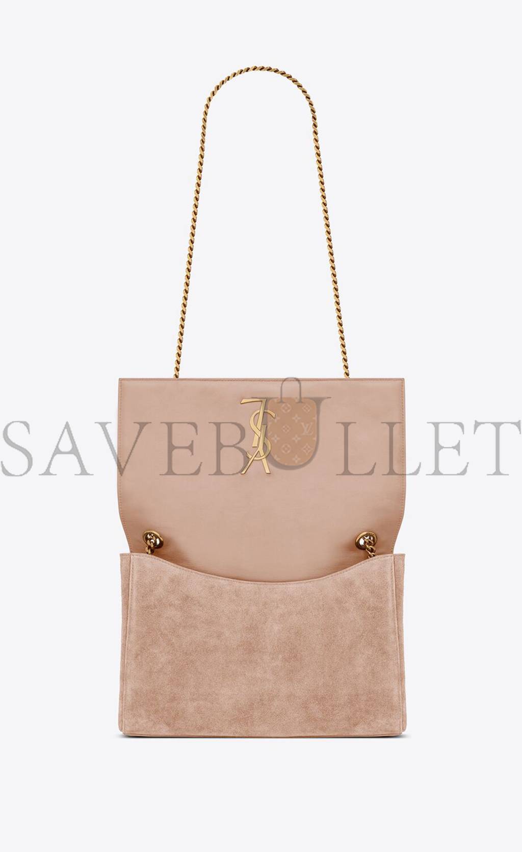 YSL KATE MEDIUM SUPPLEREVERSIBLE CHAIN BAG IN SHINY LEATHER AND SUEDE 5538040UD7W2738 (28.5*20*6cm) YSL KATE MEDIUM SUPPLEREVERSIBLE CHAIN BAG IN SHINY LEATHER AND SUEDE 5538040UD7W2738 (28.5*20*6cm)