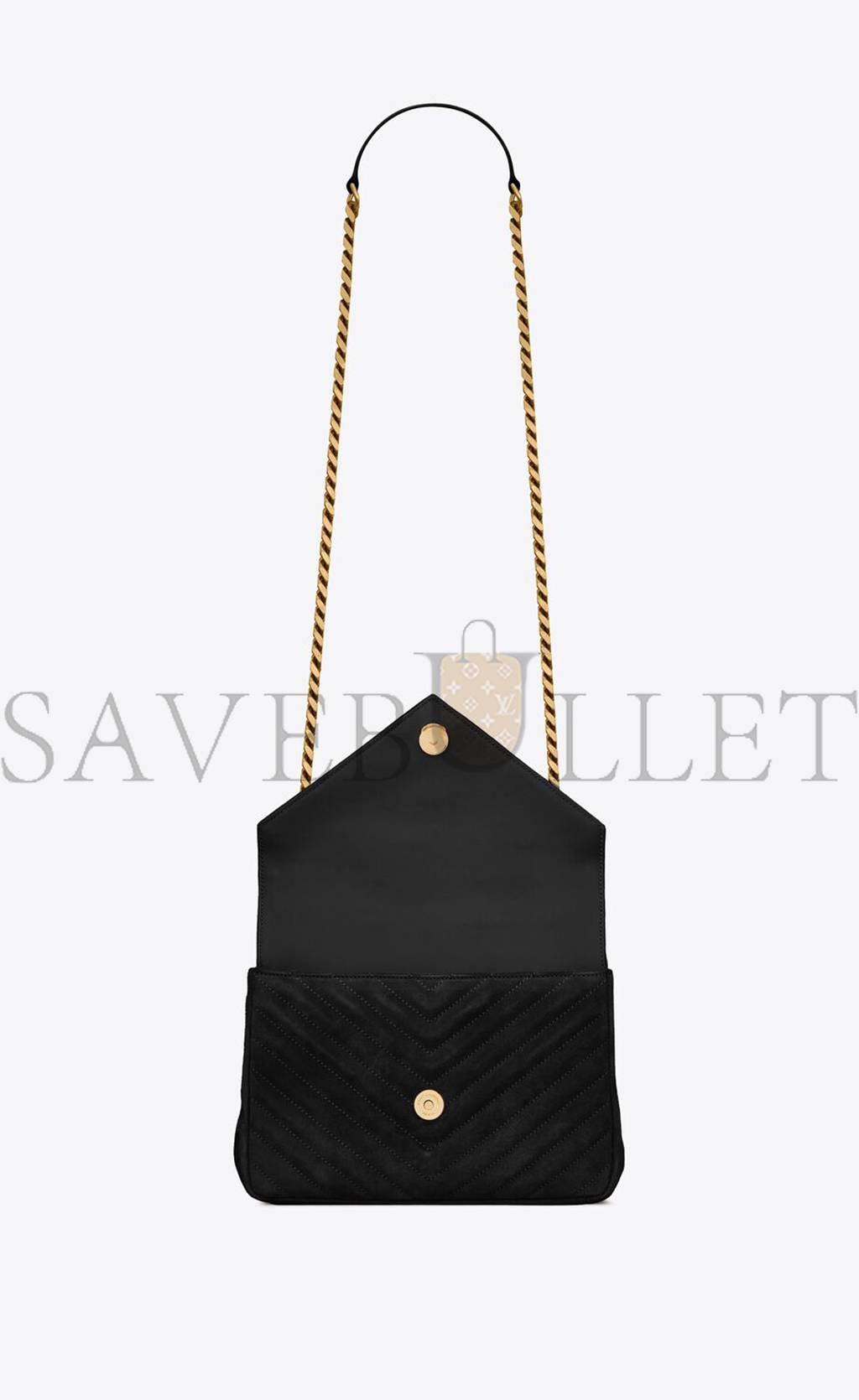 YSL COLLEGE MEDIUM CHAIN BAG IN QUILTED SUEDE 6002791U8071000 (24*17*6.5cm) YSL COLLEGE MEDIUM CHAIN BAG IN QUILTED SUEDE 6002791U8071000 (24*17*6.5cm)