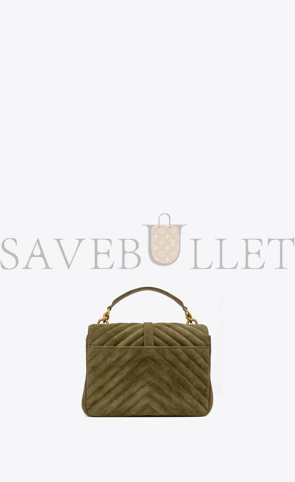 YSL COLLEGE MEDIUM IN QUILTED SUEDE 6002791U8073206 (24*17*6.5cm) YSL COLLEGE MEDIUM IN QUILTED SUEDE 6002791U8073206 (24*17*6.5cm)