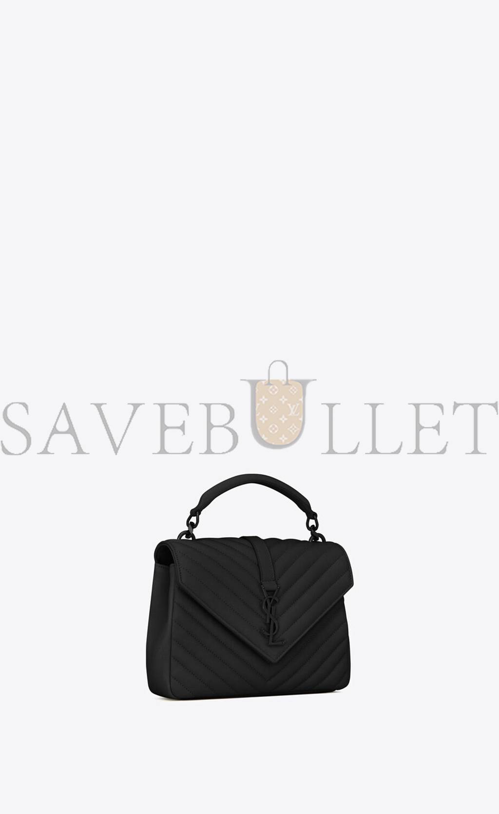 YSL COLLEGE MEDIUM CHAIN BAG IN QUILTED LEATHER 600279BRM081000 (24*17*6.5cm) YSL COLLEGE MEDIUM CHAIN BAG IN QUILTED LEATHER 600279BRM081000 (24*17*6.5cm)